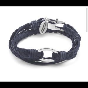 Lizzy James Mini Paisley Leather Bracelet i(Large)